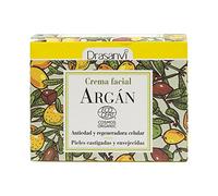 Crema Facial de Argan BIO Drasanvi Pieles Castigadas en 50ml Sin Gluten | Certificada BIO con Aceite de Argan, Lavandin y Limon, Ideal para Pieles Castigadas y Envejecidas, Vegano Diariamente