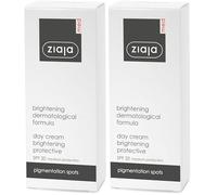 Crema facial de día blanqueadora y protectora SPF 20 de ZIAJA MED (Paquete de 2)