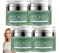 Crema facial de elevación de colágeno, crema facial antienvejecimiento para mujeres, crema reafirmante para rostro y cuello, crema reafirmante para la piel flácida, hidratante y reafirmante (4