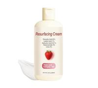 Crema Facial De Fresa | Crema Corporal Exfoliante Piel De Pollo 200 Ml | Loción Corporal Suavizante Unisex Diaria Noche Día | Uso Post Ducha Viajes Diario