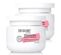 Crema facial de niacinamida, 2 x 160 g, crema hidratante para rostro y cuello, cuidado de la piel con vitamina B3, crema de día y de noche, cuidado refinador de poros, hidratante brillante, hombre y