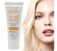 Crema facial de protección solar para el cuidado de la piel, SPF 90, eliminador de radicales libres de aceite, antioxidante, UVA/UVB, 40 g, crema de día antisol