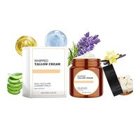 Crema Facial De Sebo De Res, BáLsamo De Sebo OrgáNico Y Miel, BáLsamo De Sebo Para El Cuidado Hidratante De La Piel Corporal (120G)