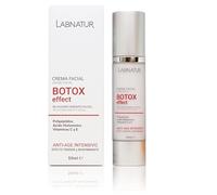 Crema Facial Efecto Botox Labnatur 50 ml | Antiarrugas Reafirmante con Ácido Hialurónico, Polipéptidos, Vitaminas C + E y Acmella | Natural, Vegana y Sin Parabenos