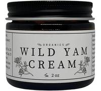 Crema facial hidratante de ñame silvestre, crema hidratante natural, alivio natural para la piel seca durante la menopausia, para todo tipo de piel