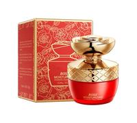 Crema Facial Hidratante de Rosa con Extracto Natural de Pétalos, Facial Cream, Hidratación Profunda para Piel Seca y Sensible, Nutrición Intensiva con Aceites Esenciales Vegetales