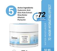 Crema facial hidratante ultra profunda, efecto de 72 horas, alantoína a base de agua B5, ácido hialurónico 4D