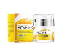 Crema Facial Iluminadora Con Vitamina C Crema De Día Antimanchas Para Una Piel Radiante Y Uniforme, Aclara Las Manchas Oscuras Y Las Arrugas Finas, Hidratación Intensa, Brillo Natural