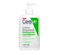 Crema facial limpiadora espumosa hidratante CeraVe para piel normal a seca, 473 ml.