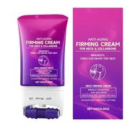 Crema firme para el cuello, bálsamo hidratante, tubo de 1.50 x 7.09 pulgadas, cabezal de deslizamiento, fórmula de estiramiento de la piel de colágeno péptido, cuidado de la belleza, acaba