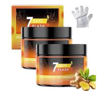 Crema Flash De 7 DíAs,Crema Sudor Caliente Avanzada,Crema Potenciadora Del Sudor, Reafirma Y Tonifica Tu Piel (2 piezas, D-11)