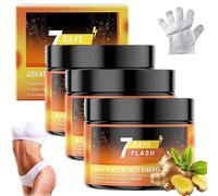 Crema Flash De 7 DíAs,Crema Sudor Caliente Avanzada,Crema Potenciadora Del Sudor, Reafirma Y Tonifica Tu Piel (3 piezas, E-22)