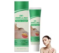 Crema Herbal Desintoxicante Linfática, Cremas Antihinchazón para Piernas, Loción Calmante Anticelulítica Natural para Cuello y Axilas, Promueve una Piel Más Firme (1 Piezas)