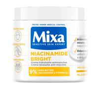 Mixa Crema hidratante antimanchas niacinamida brillante para pieles secas y apagadas 400mL