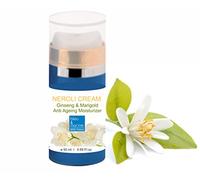 Crema Hidratante Antiedad con Neroli, Ginseng y Caléndula | Tratamiento Facial Rejuvenecedor | Para Pieles Normales, Sensibles y Secas | Promueve la Elastina de la Piel, 50 ml