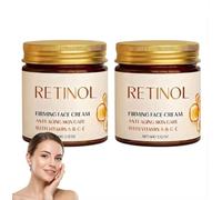 Crema hidratante antiedad con retinol, hidratante para el cuidado facial, ligera y no grasa, que aumenta la elasticidad, reafirma y suaviza la piel.