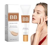 Crema Hidratante Bb Larga Duración Cobertura Completa 30g Ligera Hidratante | Base Bb Cream Para Un Look Natural Piel Clara A Media Base Facial Ligera Acabado Radiante Natural Diario