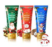 Crema Hidratante Corporal,300ML Loción Hidratante Regalo navidad, 3 Pcs crema corporal hidratante, Piel Seca, Hidrata y Restaura la Barrera Protectora de la Piel, 24H Hidratación