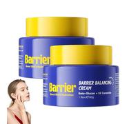 Crema hidratante de barrera 50 g x 2, repara la barrera de la piel dañada, hidratación duradera para una piel suave