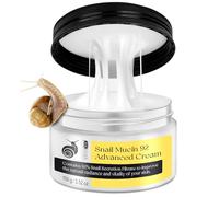 Crema hidratante de caracol Mucin - Crema de suero de caracol con esencia avanzada de caracol 92, crema hidratante facial para piel seca, crema reparadora coreana de día y noche