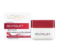 Crema hidratante de día L'Oréal Paris Revitalift, reduce la apariencia de las arrugas, reafirma, hidrata e hidrata la piel, pro-retinol y elastopéptidos, 50 ml (el empaque puede variar)
