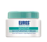 CREMA HIDRATANTE DE EUBOS CUIDADO SENSIBLE: la crema facial para pieles sensibles | Con agua termal | Calma la piel irritada | Para rellenar | 50ml