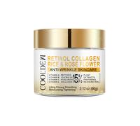 Crema Hidratante de Lujo de 60G/2.12Oz, Contiene 15% Retinol, Colágeno, Ácido Hialurónico, , Aceite de Jojoba, A, B, C, E y de Plantas, Crema Reafirmante e Hidratante, los de Piel (, Secas, Grasas)