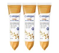 Crema hidratante de manos para mujer, crema de colágeno para manos, ligera, de absorción rápida, textura no grasa, crema de manos, para manos secas y agrietadas, 3 unidades