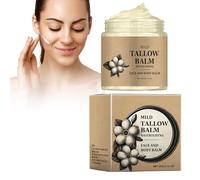 Crema Hidratante De Sebo De Res Con Miel, 60 G Crema Hidratante Facial Y Corporal Crema De Sebo Para El Cuidado De La Piel Bálsamo De Miel Y Sebo De Res Batido, Adecuada Para Todos Los Tipos De Piel