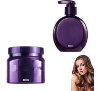 Crema Hidratante Definidora para Cabello Rizado, Crema Antifrizz Natural Definidora de Rizos, Fórmula Nutritiva que Hidrata los Rizos, para Cabello Rizado y Ondulado