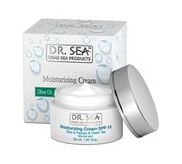Crema hidratante Dr. Sea con aceite de oliva, aceite de papaya y té verde, SPF15, 50 ml