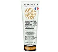 Crema Hidratante Facial de Día Piel Sensible - 100 ml - 99% Origen Natural - Certificada Orgánica - Ingredientes Bio - Agua de Cebada, Camomila, Miel, Almendras Dulces, Aloe vera - Made in Francia