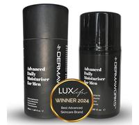 CREMA HIDRATANTE FACIAL HOMBRE NATURAL - Crema Antiarrugas y After Shave Hombre con Vitamina E, Acido Hialuronico y Aceite de Grosella Negra - Skin Care Moisturizer Face for Men 50ml DERMAWORKS