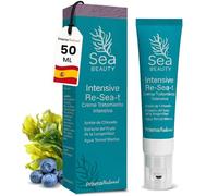Crema Hidratante Facial Intensive Re-Sea-T - Crema Facial Antiedad 50 ml - Hidratación Nutritiva con Chlorella Japonesa y Agua Termal Marina - Cuidado Diario - Todo Tipo de Pieles - Prisma Natural