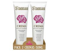 Crema Hidratante Glicerinada S'Nonas - Protección e Hidratación Intensa - ideal para Manos, Codos, Rodillas y Pies, Pack Tubo 150ml (2)