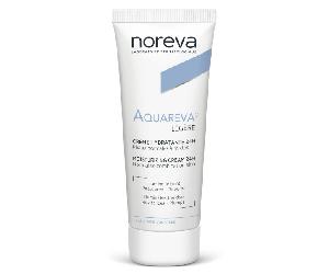 Crema hidratante Noreva Aquareva 24H, textura ligera, 40 ml