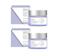 Crema Hidratante para Cuello con Ácido Hialurónico, Pack de 2 - Tratamiento Antiedad para Escote & Cuello, Neck Firming Cream, Efecto Lifting, Reducción Arrugas, Textura No Grasa