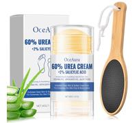 Crema hidratante para pies para eliminación de callos y antigrietas, lima de callos de alto rendimiento con nanovidrio, crema para el cuidado de los pies para aliviar los pies extremadamente secos
