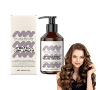 Crema Hidratante Para Rizos - Definción De Rulos, Protección Térmica Y Anti-Frizz Con Aceite De Coco - Para Cabello Grueso, Rizado Y Sensible - 100g