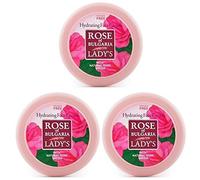 Crema hidratante Rose of Bulgaria con agua de rosas 3 x 100 ml