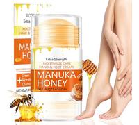Crema hidratante y anticracking Foot Cream, crema para el cuidado de los pies de miel, crema de urea para pies muy secos, bálsamo de talón alivia el picor para una hidratación profunda, pies