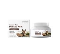 Crema Hidratante y Blanqueadora de Leche de Burra, Loción Corporal Orgánica de Leche de Burra, Apta para Piel Seca y Sensible, Antiedad, Mejora la Elasticidad de la Piel, Hidrata e Hidrata