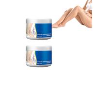 Crema hidratante y calmante para piernas, gel para piel seca, ligera y no grasa, crema hidratante diaria para piernas, para todo tipo de piel, ayuda a mantener la hidratación de la piel (2 Cajas)