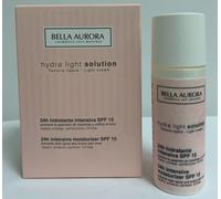 Crema HYDRA LIGHT SOLUTION SPF15 50ml 24h hidratante intensiva BELLA AURORA NEW