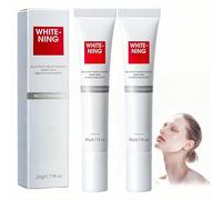 Crema iluminadora, crema blanqueadora para el cuidado de la piel, suaviza la piel y reduce las arrugas, mascarilla iluminadora de noche antiedad, hidratante y aclaradora de manchas oscuras (2Piezas)