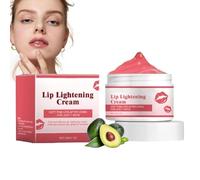 Crema Iluminadora de Labios, Exfoliante, Antigrietas, Bálsamo Labial para Iluminar, Nutrición Profunda e Hidratación, Minimiza las Líneas de Expresión Labial, Mejora la Sequedad y las Grietas