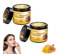 Crema Integral de Veneno de Abeja, Crema de Tratamiento de Veneno de Abeja, Reafirmante y Reductora de Arrugas, Nutre Profundamente, Hidratante Natural para la Piel, para Todo Tipo de Pieles,2pcs