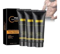 Crema íntima para hombre, crema de actividad de reparación para hombres, fórmula ligera refrescante, ingredientes naturales para uso diario (3 pcs)