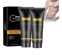 Crema íntima para hombre, crema de actividad de reparación para hombres, fórmula ligera refrescante, ingredientes naturales para uso diario (2 pcs)