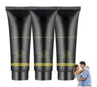 Crema íntima para hombres, crema de cuidado suave, fórmula refrescante y ligera que potencia la vitalidad, ingredientes naturales, apta para uso diario. (3Piezas)